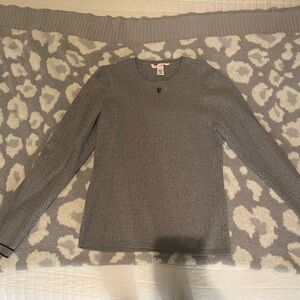 Victoria's Secret Gray Crew Neck Sweater